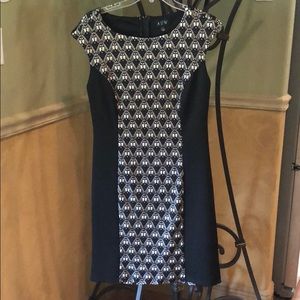 White and Black Dress